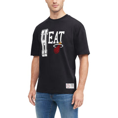 Miami Heat Tommy Jeans Mel Varsity T-Shirt - Black shop