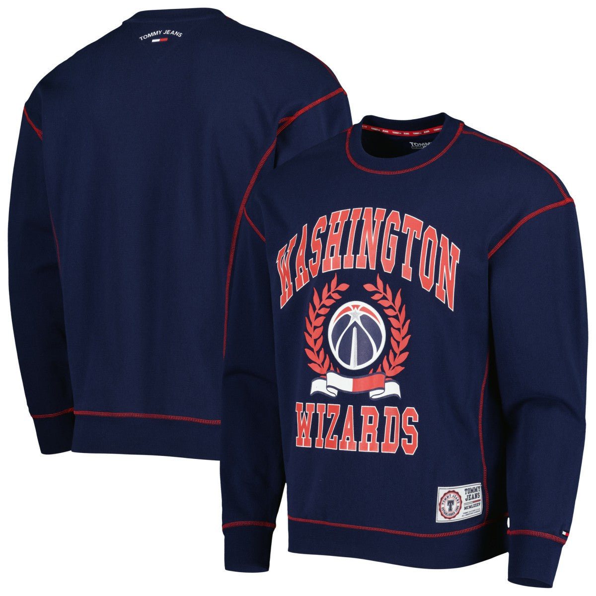 Washington Wizards Tommy Jeans Peter French Terry Pullover Sweatshirt - Navy cheap