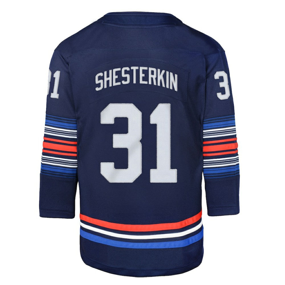 Igor Shesterkin New York Rangers Youth Alternate Premier Player Jersey