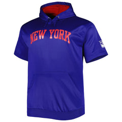 New York Rangers Big & Tall Logo Short Sleeve Hoodie