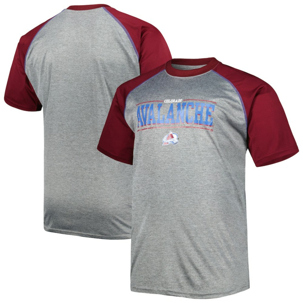 Colorado Avalanche Big & Tall Logo Raglan T-Shirt