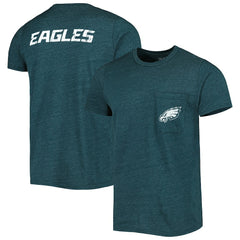 NFL Philadelphia Eagles Majestic Threads Tri-Blend Pocket T-Shirt