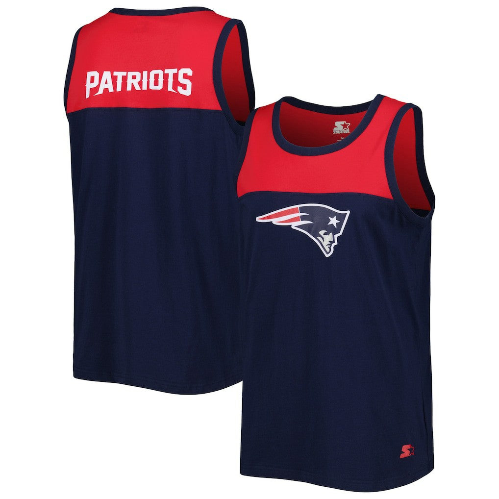NFL New England Patriots Starter Logo Touchdown Fashion Tank Top