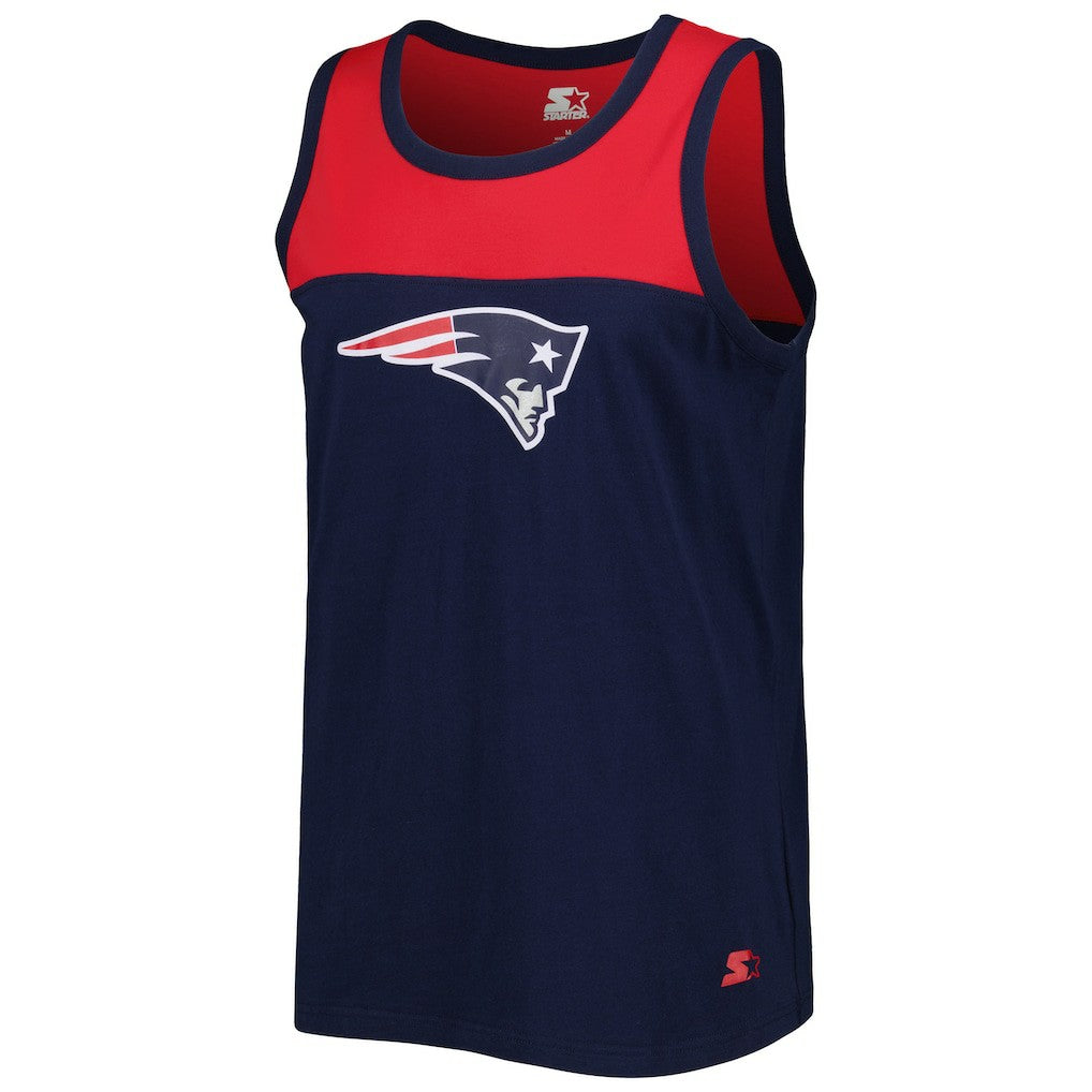 NFL New England Patriots Starter Logo Touchdown Fashion Tank Top