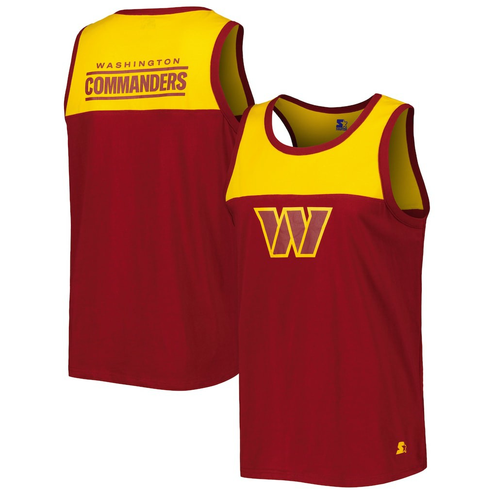 NFL Washington Commanders Starter Logo Touchdown Fashion Tank Top