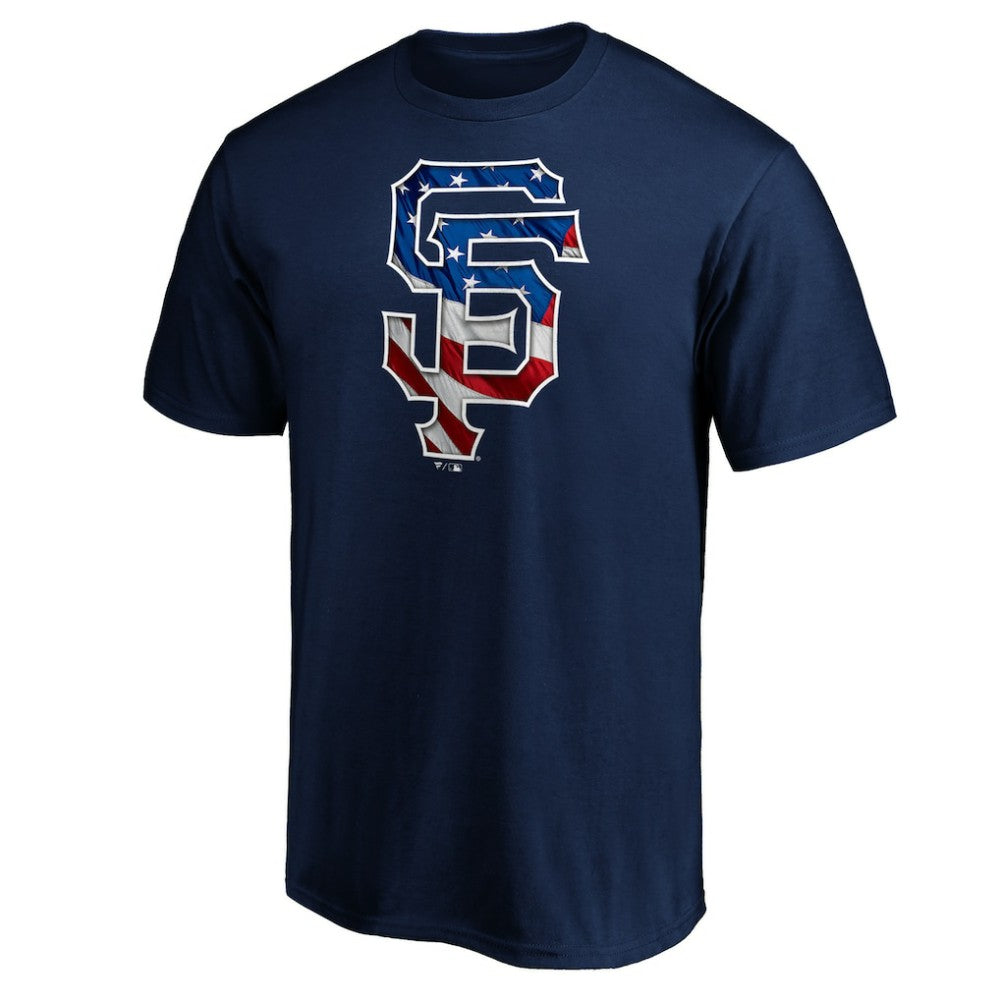 San Francisco Giants Team Banner Wave T-Shirt - Navy