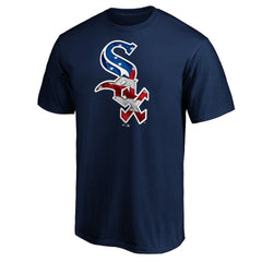 Chicago White Sox Team Banner Wave T-Shirt - Navy