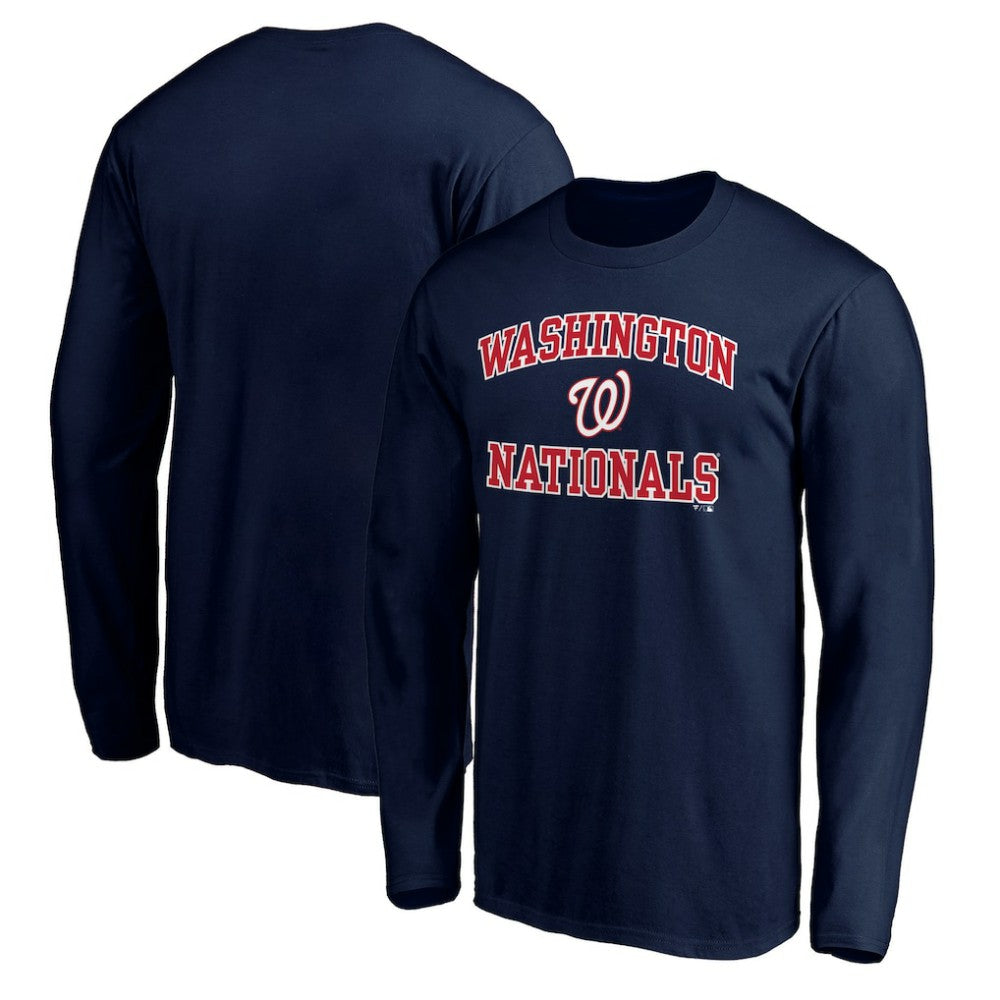 Washington Nationals Team Heart & Soul Long Sleeve T-Shirt - Navy