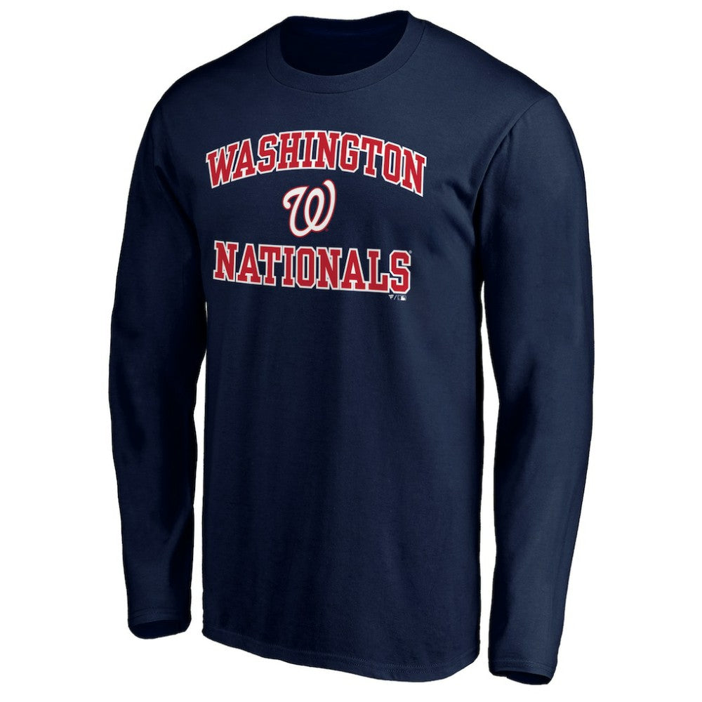 Washington Nationals Team Heart & Soul Long Sleeve T-Shirt - Navy