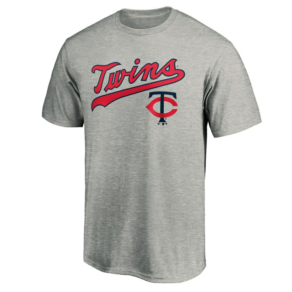 Minnesota Twins Team Wahconah T-Shirt - Heather Gray