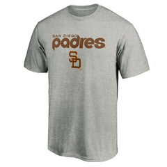 San Diego Padres Team Wahconah T-Shirt - Heather Gray