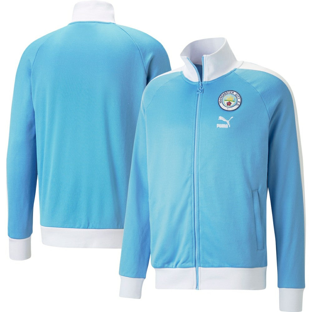 Manchester City ftblHeritage T7 Raglan Full-Zip Track Jacket / Soccer Online