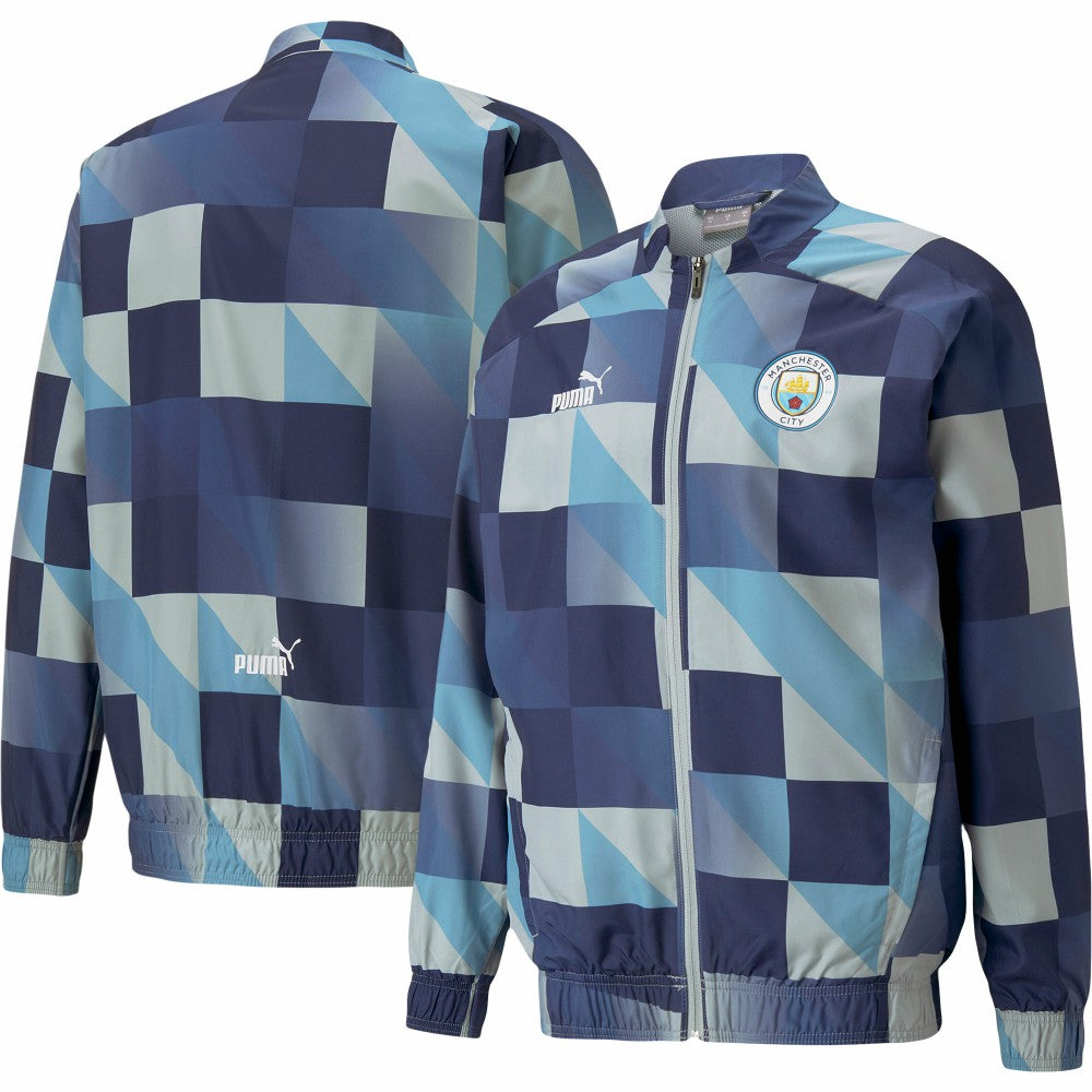 Manchester City 2022/23 Pre-Match Full-Zip Jacket / Soccer Discount