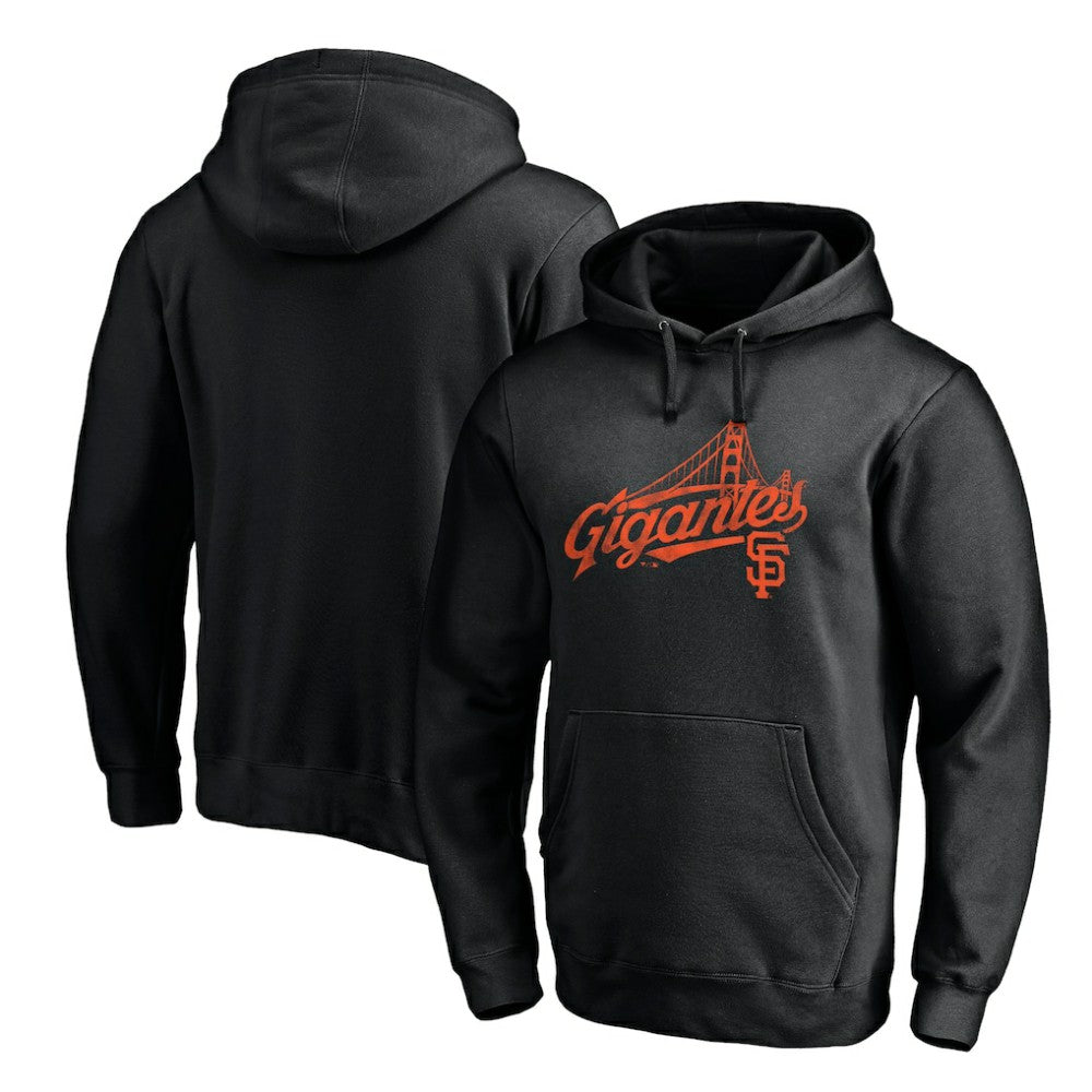 San Francisco Giants Team Hometown Collection Gigantes Bridge Pullover Hoodie - Black