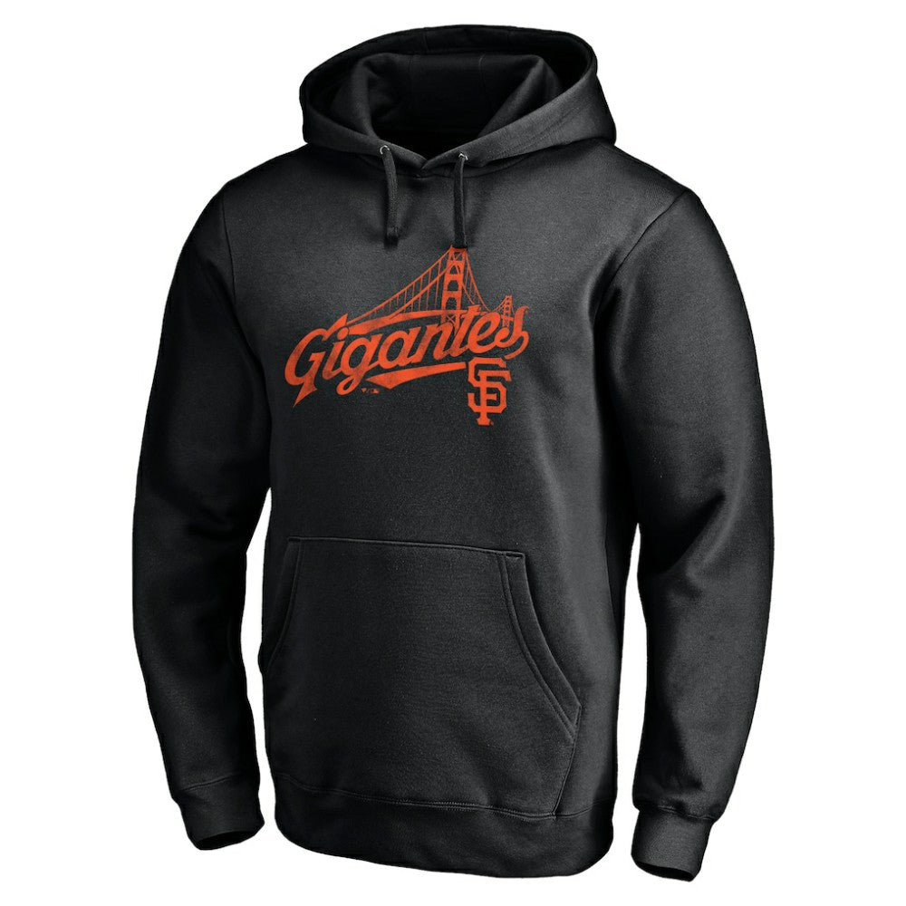 San Francisco Giants Team Hometown Collection Gigantes Bridge Pullover Hoodie - Black