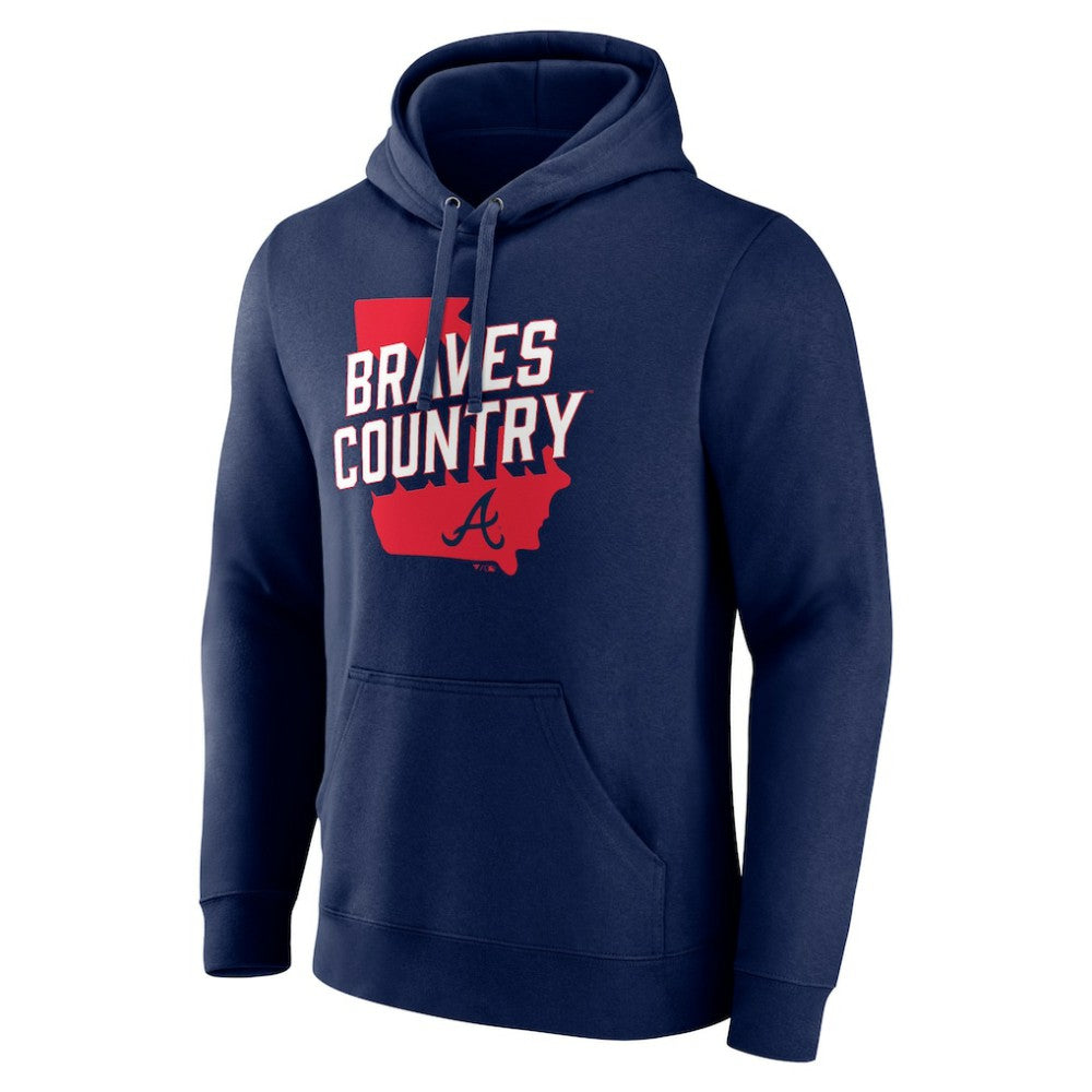 Atlanta Braves Team Country Pullover Hoodie - Navy