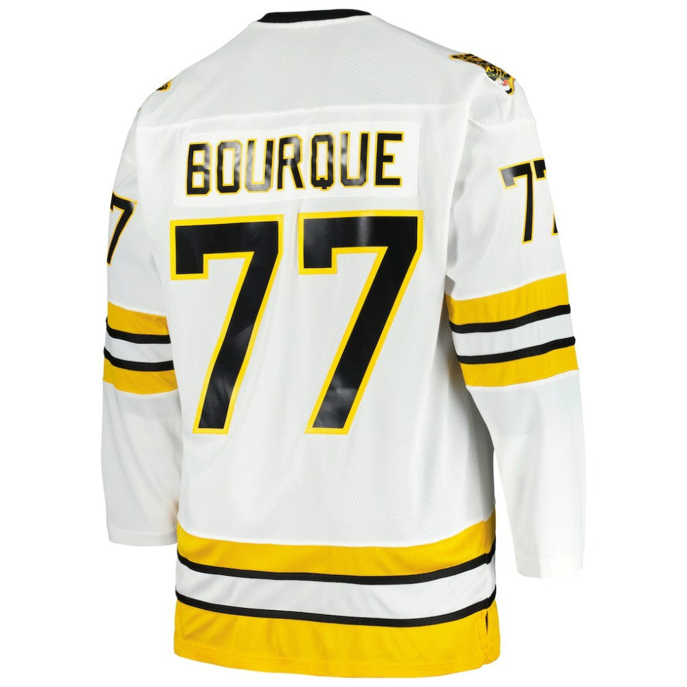 Ray Bourque Boston Bruins Mitchell & Ness Big & Tall Captain Patch Blue Line Player Jersey