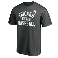 Chicago White Sox Team Primary Pill T-Shirt - Charcoal