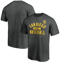 San Diego Padres Team Primary Pill T-Shirt - Charcoal
