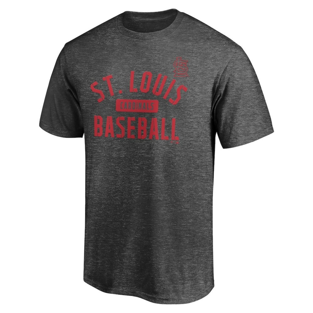 St. Louis Cardinals Team Primary Pill T-Shirt - Charcoal