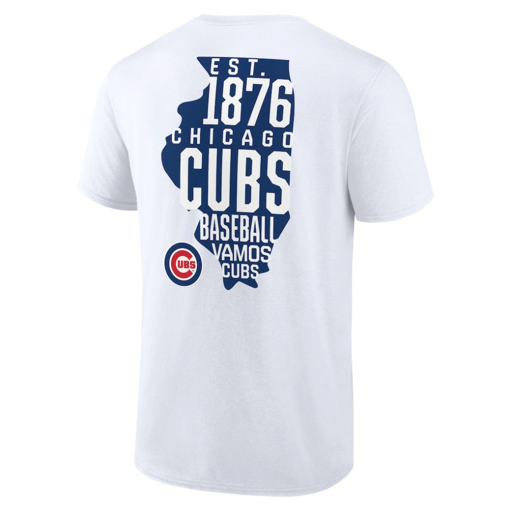 Chicago Cubs Team Hot Shot T-Shirt - White