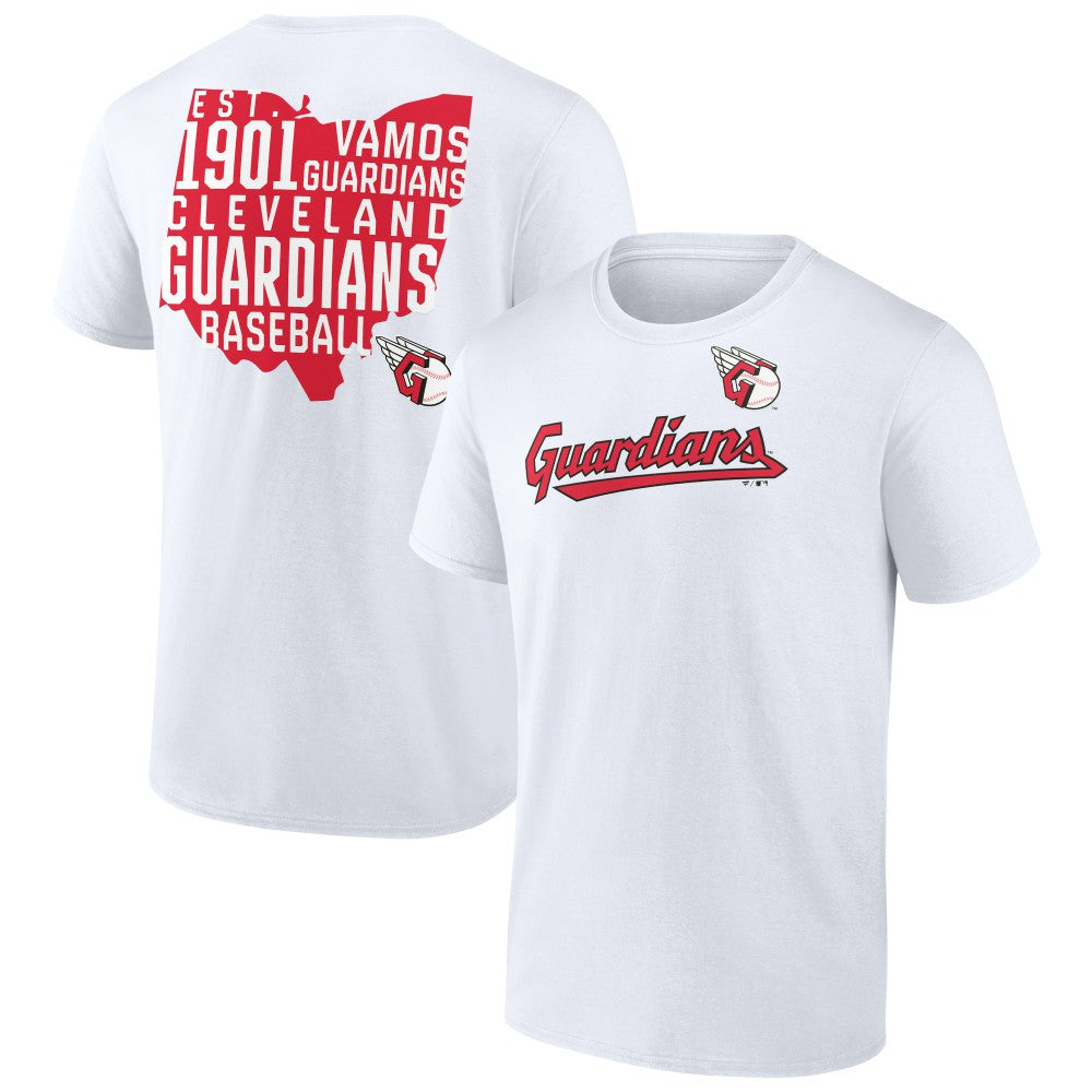 Cleveland Guardians Team Hot Shot T-Shirt - White