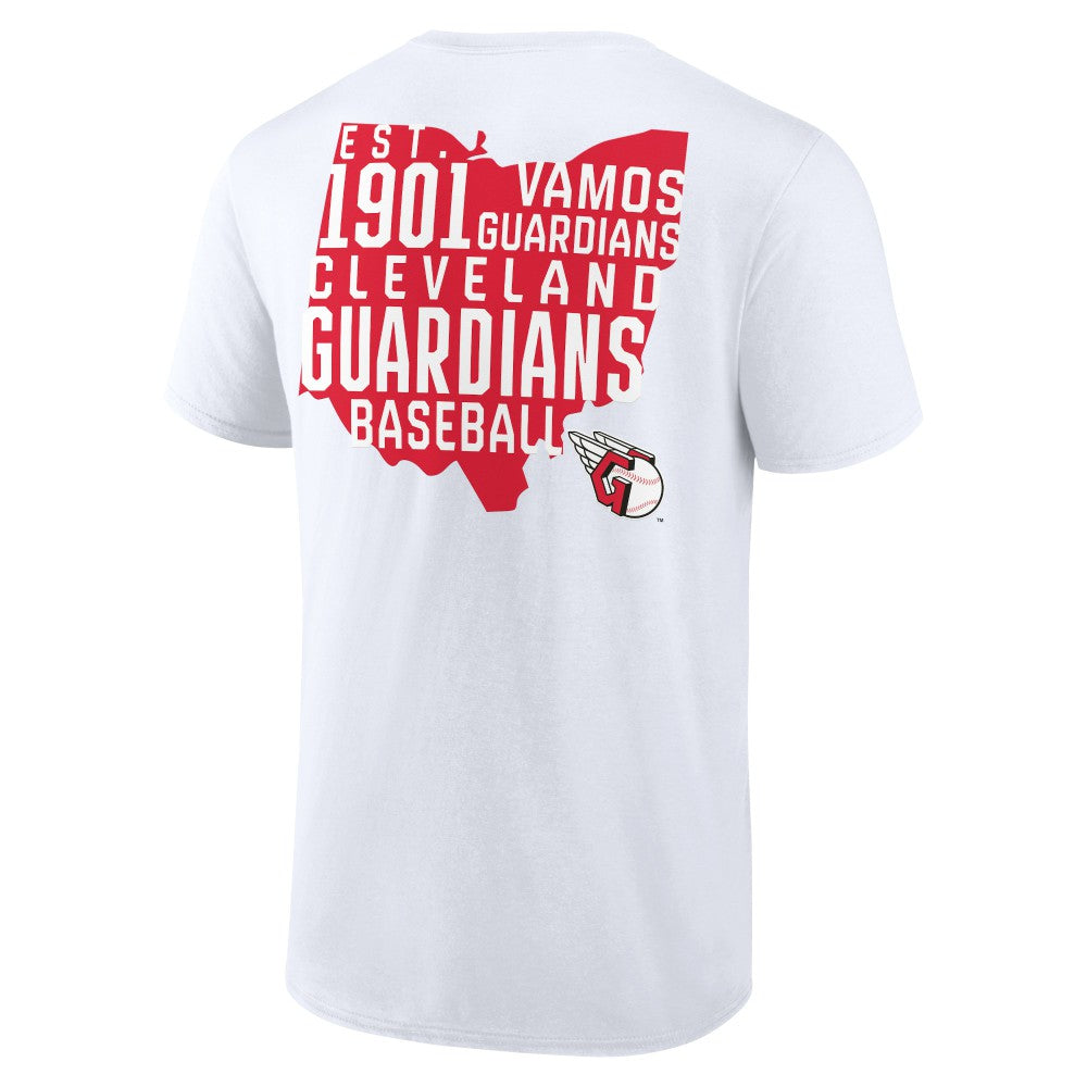 Cleveland Guardians Team Hot Shot T-Shirt - White