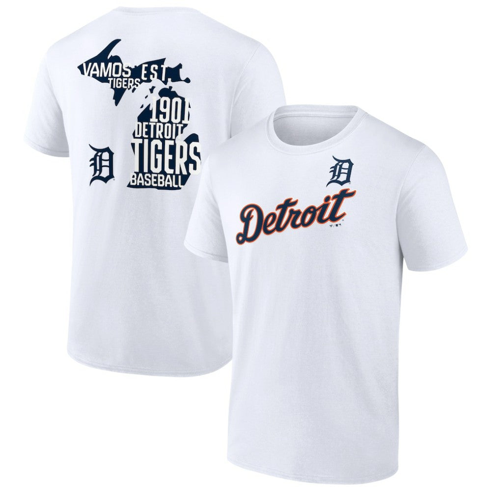Detroit Tigers Team Hot Shot T-Shirt - White