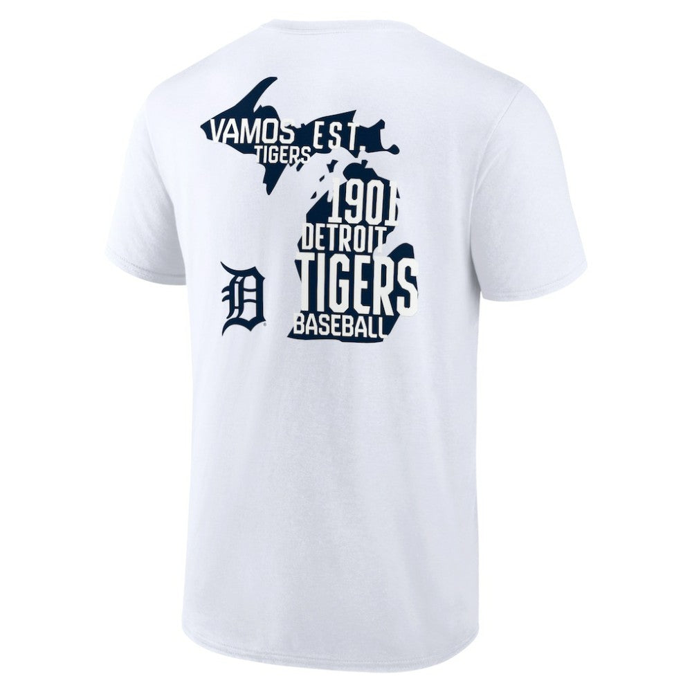 Detroit Tigers Team Hot Shot T-Shirt - White
