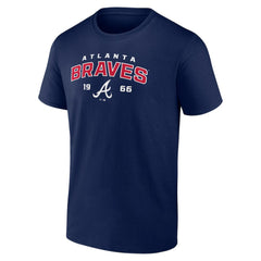Atlanta Braves Team Rebel T-Shirt - Navy
