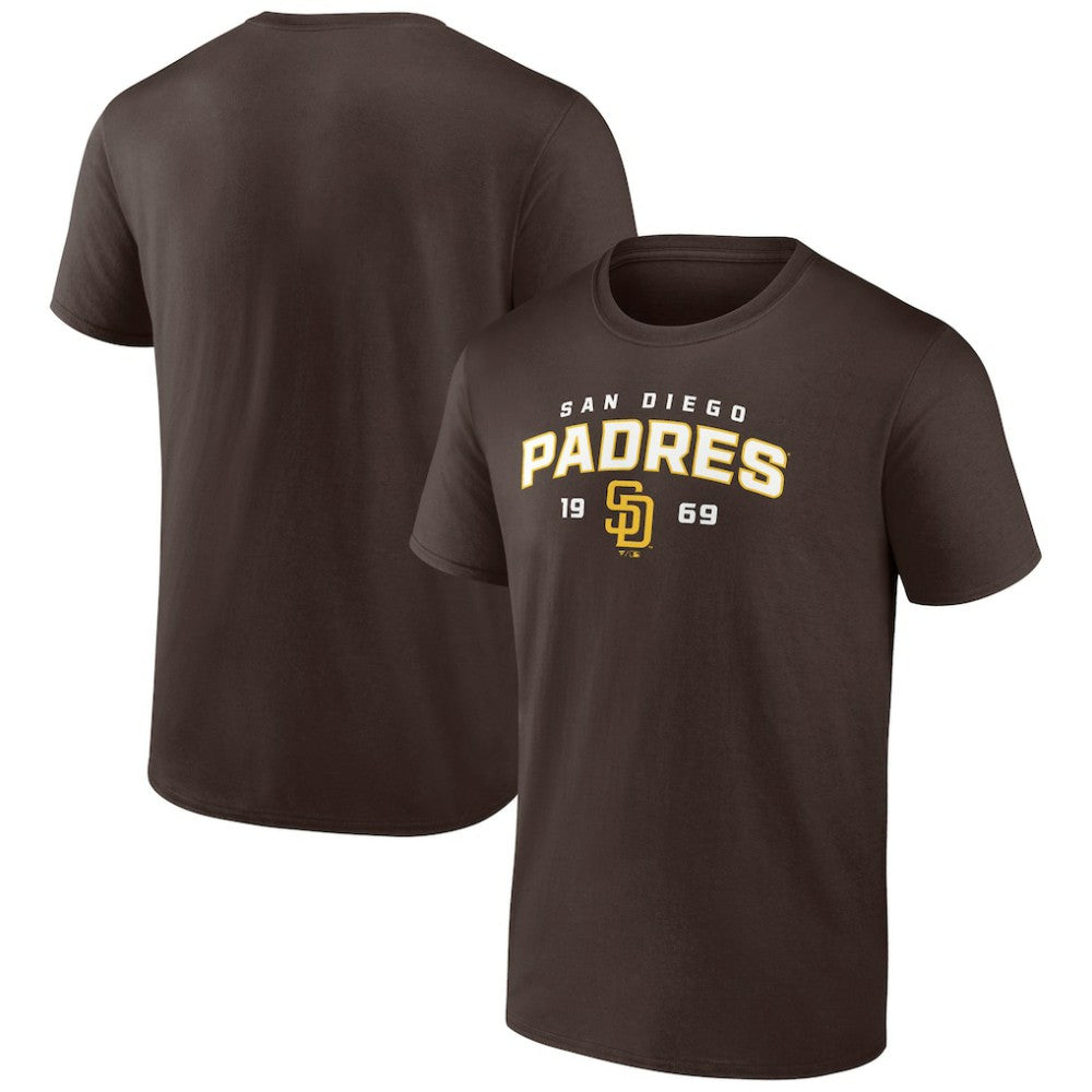 San Diego Padres Team Rebel T-Shirt - Brown