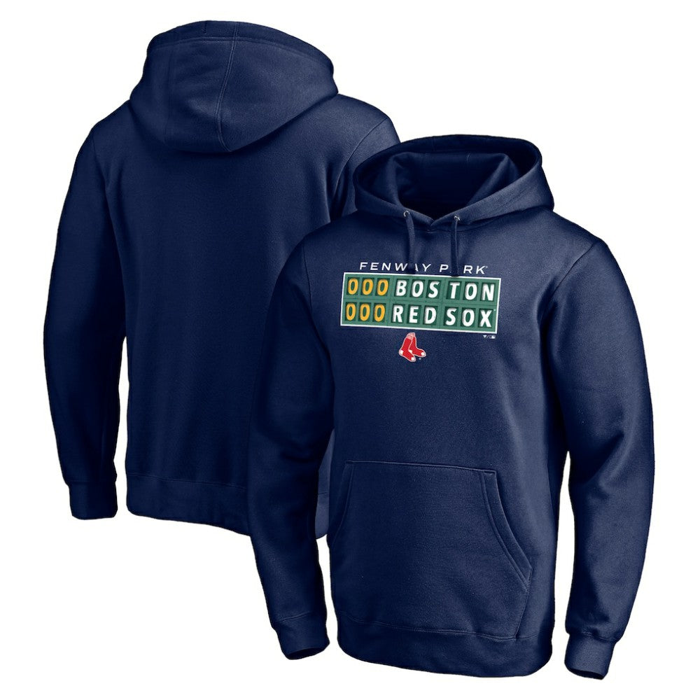 Boston Red Sox Team Hometown Collection Scoreboard Pullover Hoodie - Navy