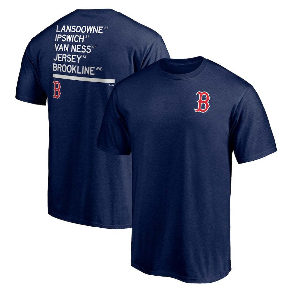 Boston Red Sox Team Hometown Collection Streets T-Shirt - Navy