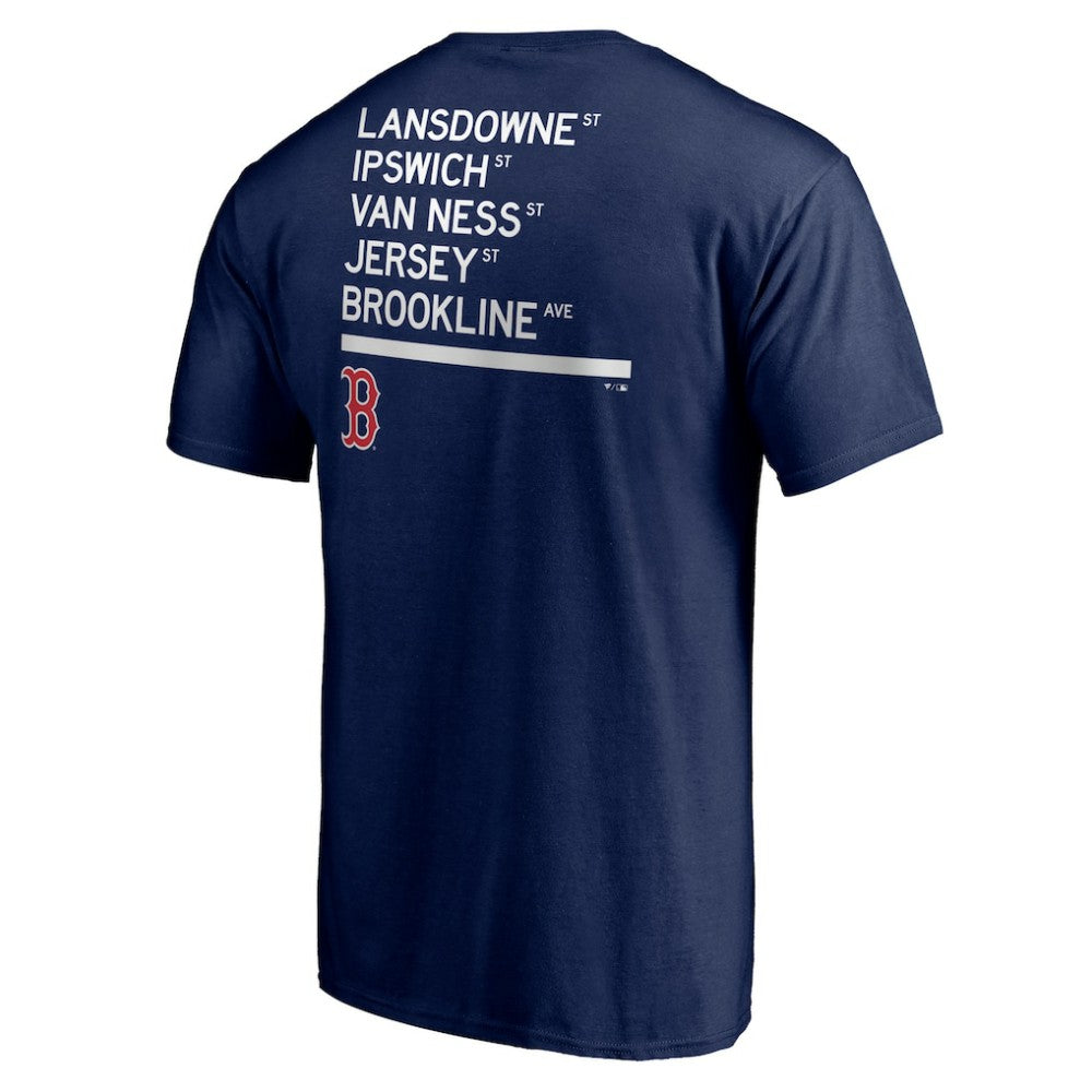 Boston Red Sox Team Hometown Collection Streets T-Shirt - Navy