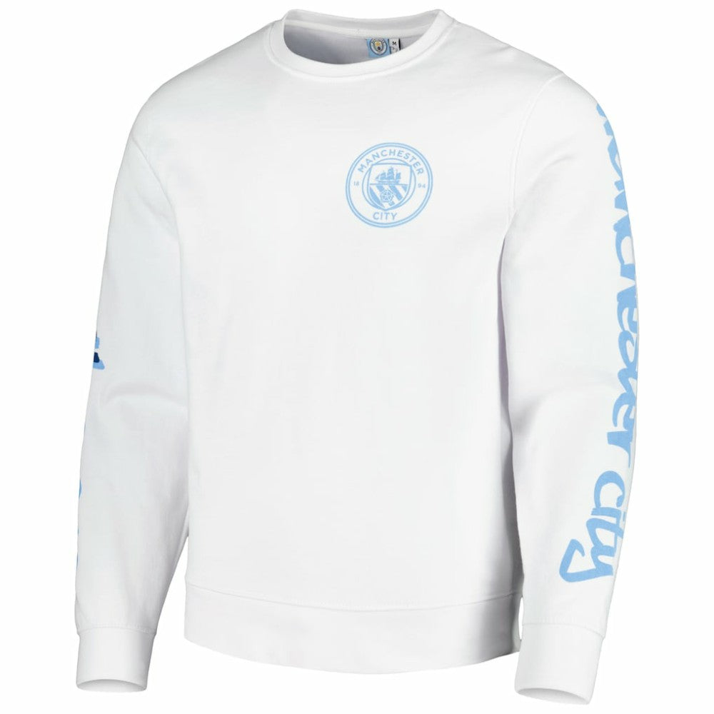 Manchester City Graffiti Pullover Sweatshirt / Soccer Outlet