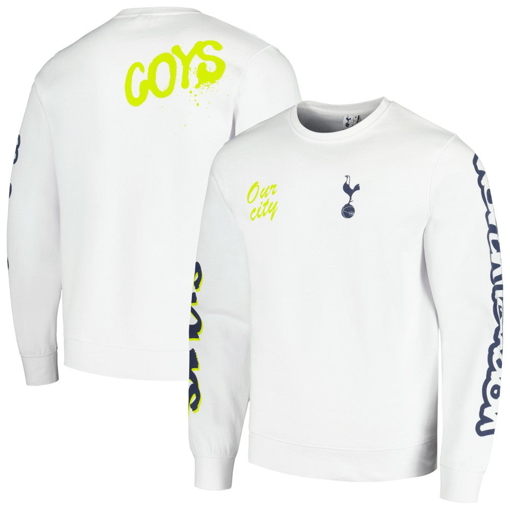 Tottenham Hotspur Graffiti Pullover Sweatshirt / Soccer On sale