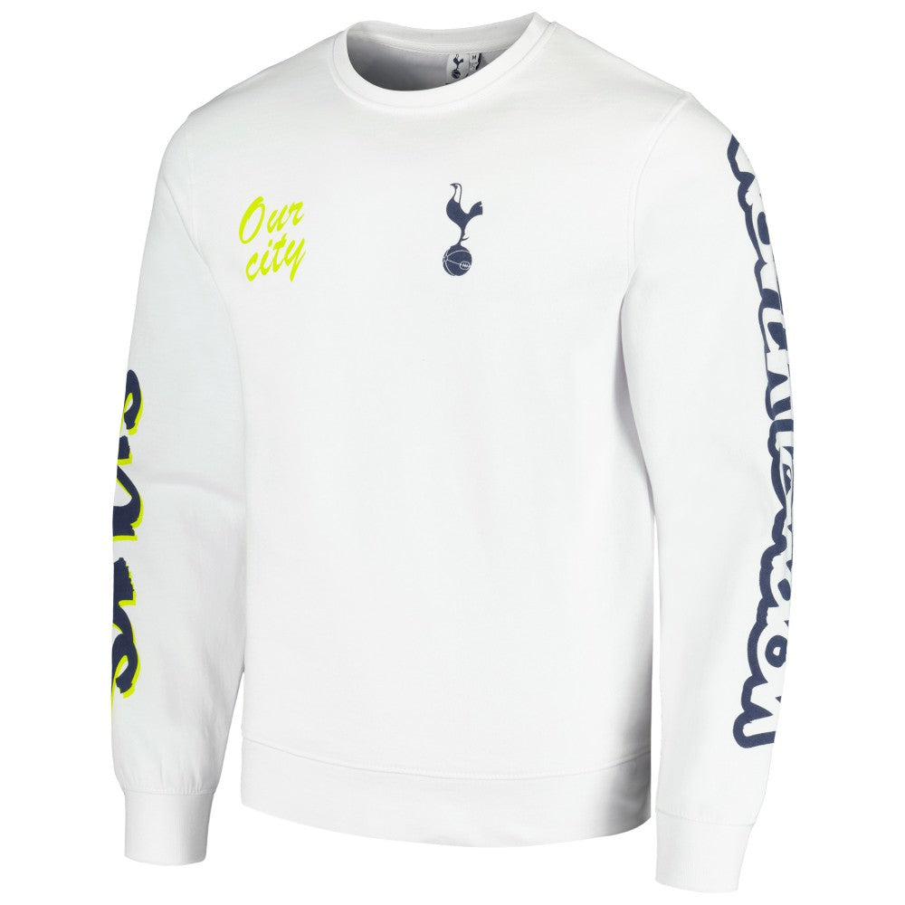 Tottenham Hotspur Graffiti Pullover Sweatshirt / Soccer On sale