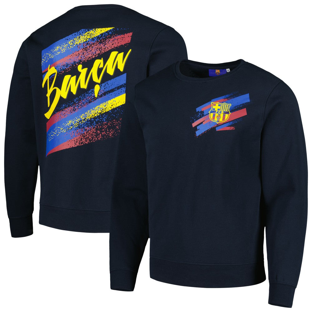 Barcelona Vintage Pullover Sweatshirt / Soccer New