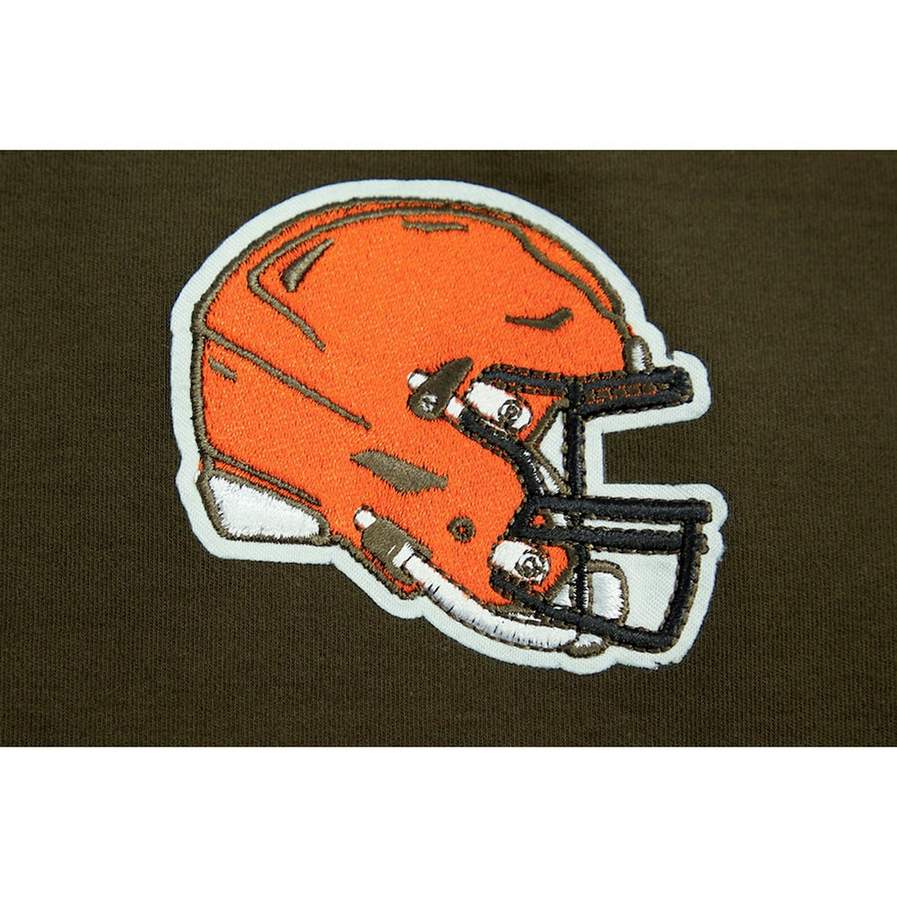 NFL Cleveland Browns Pro Standard Women's Ombre Wordmark Classic Cropped Tank Top