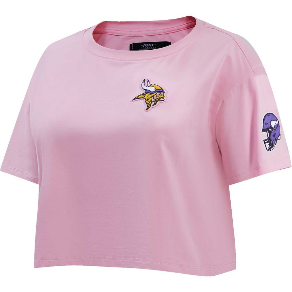 NFL Minnesota Vikings Pro Standard Women's Cropped Boxy T-Shirt