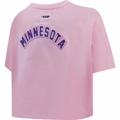 NFL Minnesota Vikings Pro Standard Women's Cropped Boxy T-Shirt