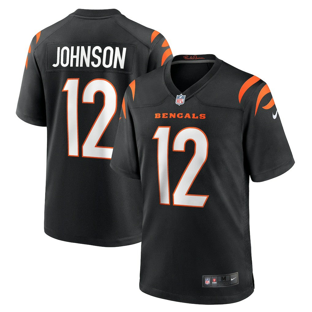 NFL Cincinnati Bengals Tyron Johnson  Home Game Player Jersey
