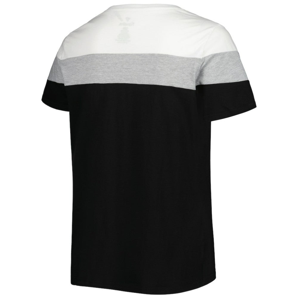 Colorado Rockies Women's Plus Size Colorblock T-Shirt - White/Black