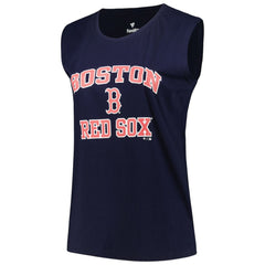 Boston Red Sox Profile Women's Plus Size Tank Top - Navy