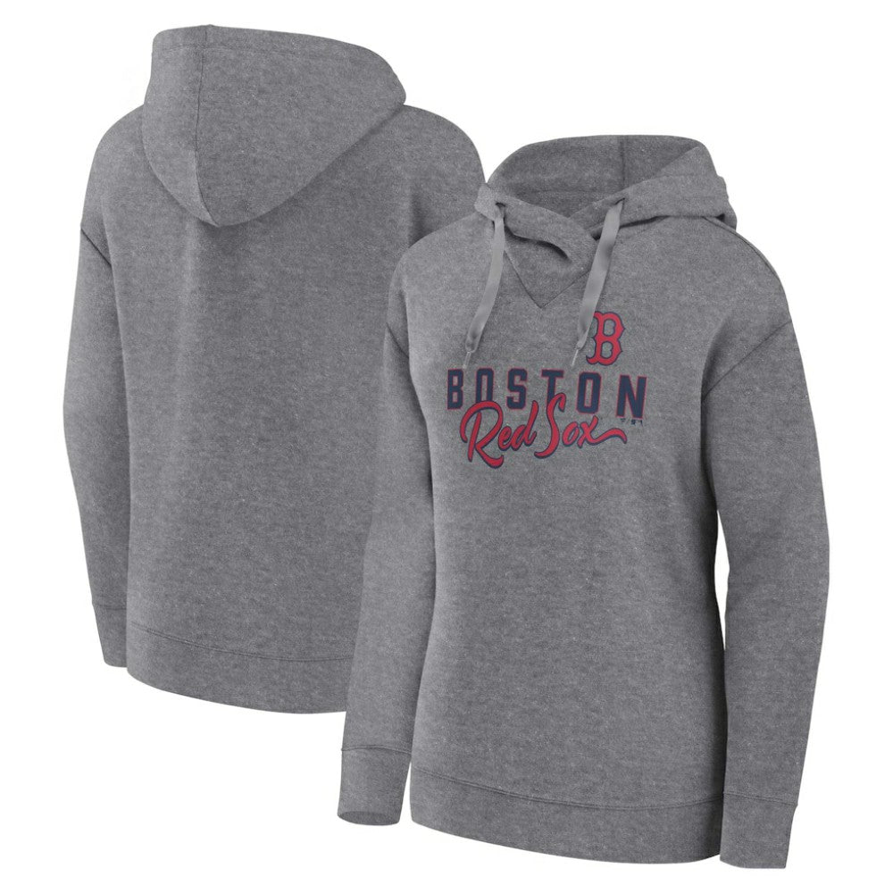 Profile Boston Red Sox Women's Plus Size Pullover Hoodie - Heather Gray