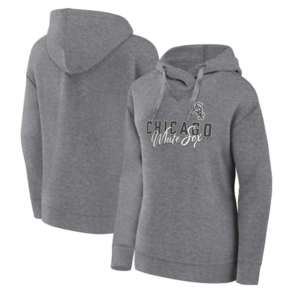 Profile Chicago White Sox Women's Plus Size Pullover Hoodie - Heather Gray