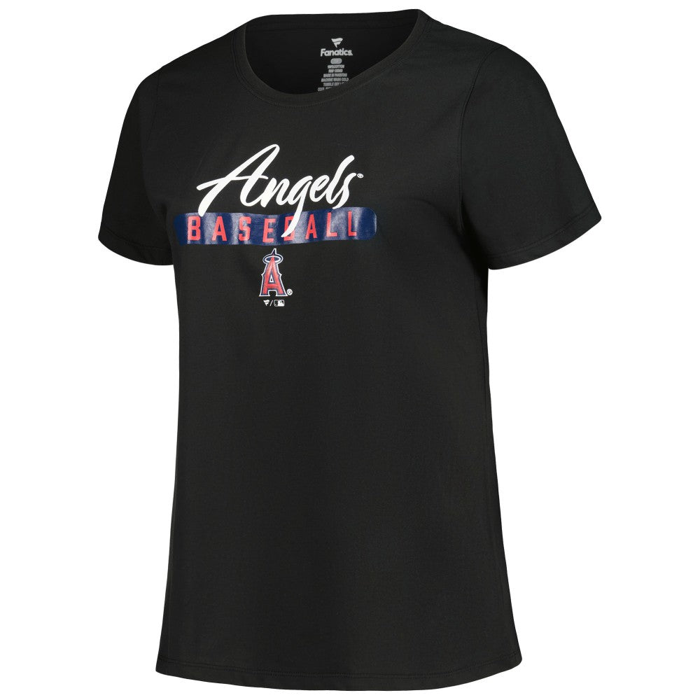 Los Angeles Angels Profile Women's Plus Size T-Shirt Combo Pack - Black/Heather Gray