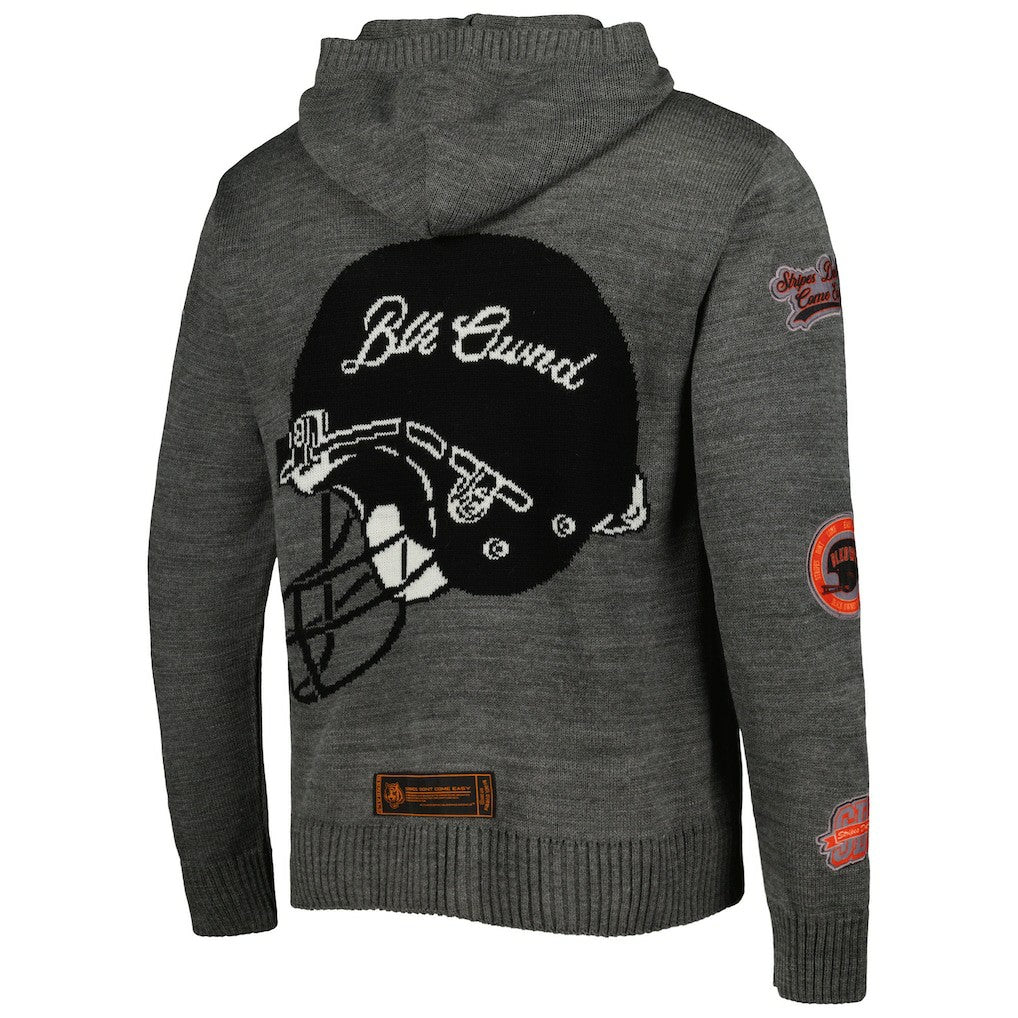 NFL Cincinnati Bengals x BlaCkOWned Stripes Don't Come Easy Pullover Hoodie