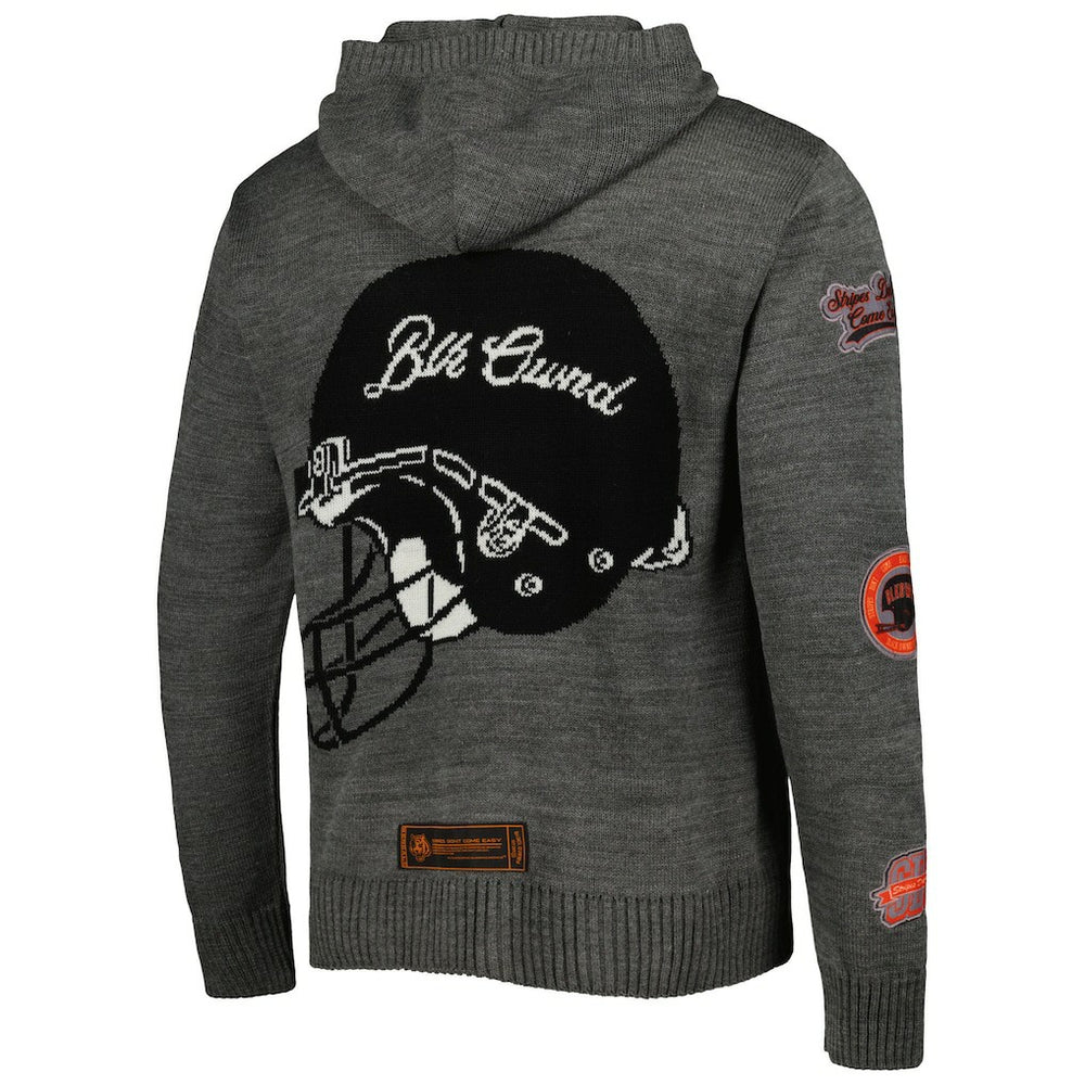 NFL Cincinnati Bengals x BlaCkOWned Stripes Don't Come Easy Pullover Hoodie