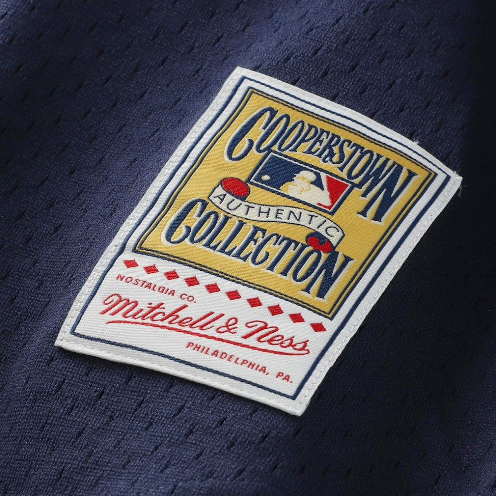 Mariano Rivera New York Yankees Mitchell & Ness Cooperstown Collection Mesh Batting Practice Button-Up Jersey - Navy | New Era